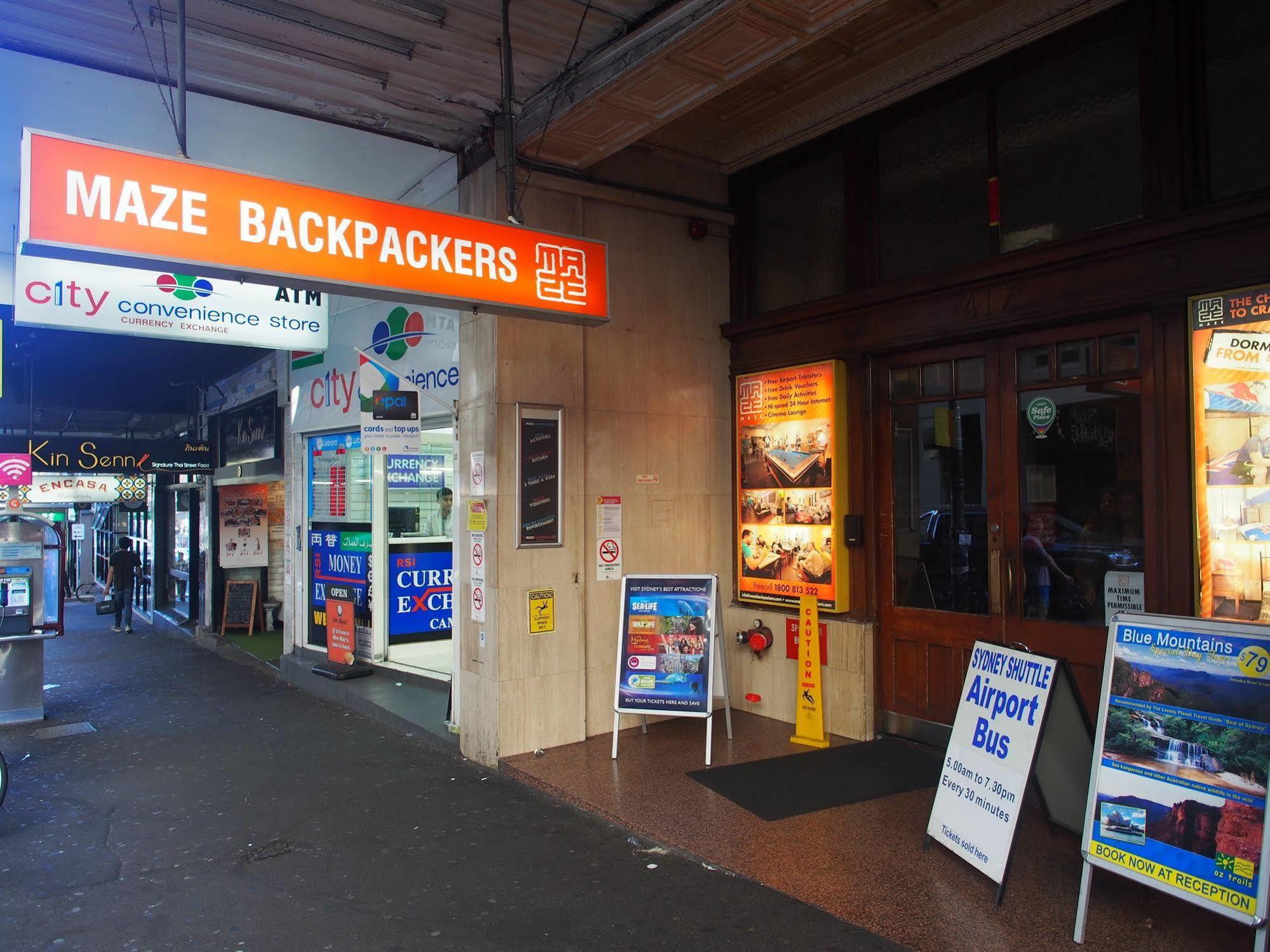 Hostel Maze Backpackers - Sydney Exterior foto